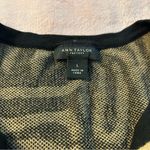 Ann Taylor Factory tan and black tiger print cardigan size L cotton casual Photo 4
