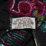 None Womens Black Embroidered Floral Open Front Cover Up Cardigan Plus Size 4X Ruffle Photo 8