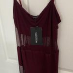 Pretty Little Thing NWT Shape Mesh Panel Bodycon Dress Photo 5