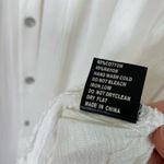 POL  | Cream Tunic Shirt Dress Buttoned Front NWT Womens Small Photo 6