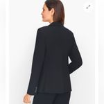 Talbots  Black Blazer Classic Tailored‎ Suit Jacketed Luxe Wool Blazer NWOT 10 Photo 3