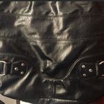Lancôme Black Faux Leather Moto Shoulder Bag Photo 2