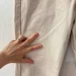 Reclaimed Vintage Ecru Cream Brown Stitching 90s Tapered Mom Fit Jeans 4 Tan Photo 9