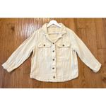 Joie  100% linen off white shacket glazer size M Photo 7