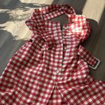 D&G EUC picnic print silk cotton blend belted sun dress Photo 5