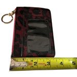 Michael Kors jet set travel small Saffiano leather coin pouch ID holder oxblood Photo 4