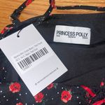 Princess Polly NWT black floral mini dress Photo 1