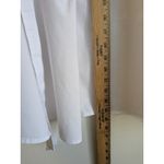 cupio  Blouse Top Shirt 3/4 Bell Sleeve White Size Large Photo 8