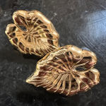 Target Gold Philodendron Leaf Earrings Photo 0