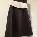 ABS Allen Schwartz Collection Vintage Y2K Satin Bow Back Mini Dress Black Size 6 Photo 7