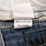 Lovers + Friends Denim Cotton Stretch Distressed Ankle Crop Jeans Indigo 23 Photo 2