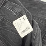 We The Free  Jeans Size 25 Free People Crvy Mona High Rise Flare NWT Black Slit Photo 7