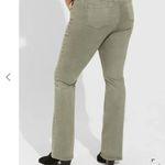 Torrid  Perfect Slim Boot Super Soft Mid-Rise Jean Olive Green 22 Short NWOT Photo 5