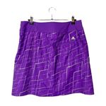 Adidas Purple Printed Climacool Golf Skort 10 Photo 1