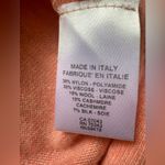 Bianco & Blu Italy Merino Wool Cashmere Blend, nylon viscose laine silk knit L Pink Size L Photo 11