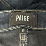 Paige  Jeans Womens 2 25" Maternity Blue Skyline Skinny Dark Wash Casual Everyday Photo 5