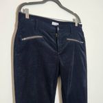 Loft Black Corduroy Pants Size 10 Black Skinny Ankle Corduroy Pants Photo 3