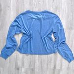 Peanuts SNOOPY Long Sleeve Top S Blue Photo 1