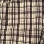 Rewind EUC Women’s Size 15 White and Purple Checkered Shorts Photo 2