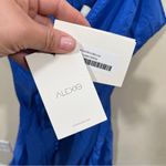 Alexis $495  "Sabelle" tafetta tiered button halter maxi dress - Cobalt Blue - M Photo 7