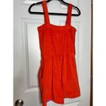 Boden Orange Terry Cloth Sleeveless Romper Size 2 Photo 3
