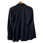 ESCADA Vintage Single Breasted Deep Navy 3 Button Blazer Size 34/XS Blue Photo 5