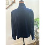 Lauren Ralph Lauren Petite Navy Blue Velour Jacket Full Zip Gold Accents P/L Size undefined Photo 1