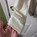 Rue 21 Women's Ivory Long Sleeve Zipper Accents Pullover Top Size Large Photo 1