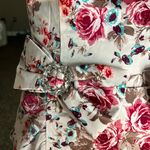 Babylon Collection Italia satin dress with bows and chiffon Pink Size 4 Photo 8