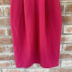 H&M Hot Pink Barbie Sheath Dress Pleated Cap Sleeves Size 2 Photo 2