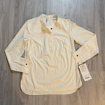 Lululemon Rare  Get It On Blouse Angel Wing White Long Sleeve - Retired 2014 Photo 9