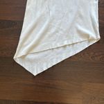 OAK Ribbed Asymmetrical Tank Top Dress White XS Photo 1