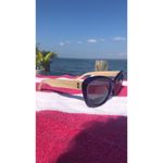 Isaac Mizrahi  IM2 90 Cat Eye Sunglasses 50 20 140mm Purple Full Rim Photo 1