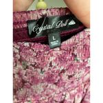 Crystal Doll  Mini Dress Smocked Cottagecore Wedding Vaca Resort Yacht Summer L Photo 7