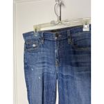 Vince Distressed High Rise Relaxed Straight Fit Boyfriend Denim Jeans Women's 27 Photo 9