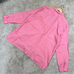 J.Jill  Love 100% Linen Essential Everyday Button-Front Shirt Longsleeve Pink XL Photo 7