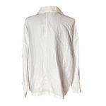 Eileen Fisher NWT Tencel Linen Blend Slub Jacket Open Front White XL - READ Photo 4