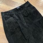 Sonoma  NWT Black Suede Leather Dress Pants Size 8 Photo 6
