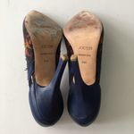 joe's jeans Joe’s Aztec fabric 3” heel pumps leather sole Frayed Fringed Womens Size… Photo 5