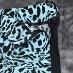 Jamie Sadock Golf Skirt 8 Blue Black Animal Print Pockets Zipper Stretch Photo 8