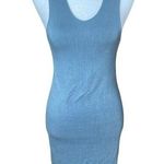 Sexy Mama Maternity Blue Sleeveless Form Fitting Mini Dress Womens Size 0 Photo 0