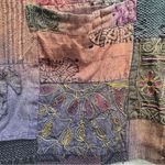 Vintage Patchwork Boho Jacket Embroidered Beaded Jacquard Tribal Cottagecore Size XL Photo 4