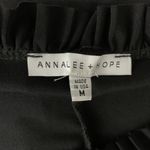 Annalee + Hope Annalee Hope Womens Dress Medium Black Short Sleeve Minimalist Workwear Photo 4