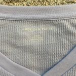 American Eagle  lilac purple waffle knit long sleeve Sz L Photo 2