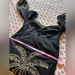 Farm Rio EUC Beaded Jungle Black Midi Dress Size Small Retails $398 Photo 9