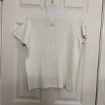 Jones New York  White Textured Top Photo 4
