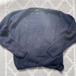 Forever 21 Blue Wrap Crossover Knit Jumper Sweater Photo 2