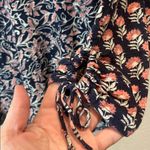 Lucky Brand Women’s Navy Blue Pink Floral Bohemian Boho Cotton Modal Top XS Photo 4