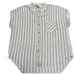 Women's Striped Button Photo 0