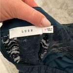 Lush Clothing LUSH Forest Green Lace Long Sleeve Bodycon Dress Photo 11